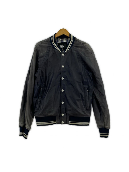 DOLCE&GABBANA ブルゾン・ジャンパー ラムレザー スタジャン