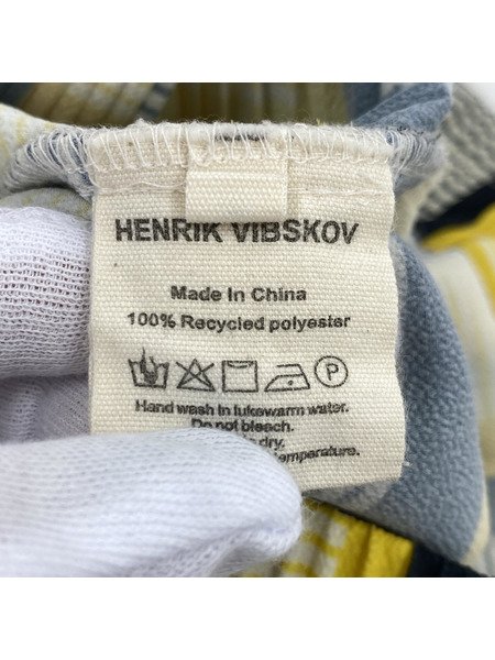 Henrik Vibskov パンツ プリーツパンツ MXS マルチ 総柄