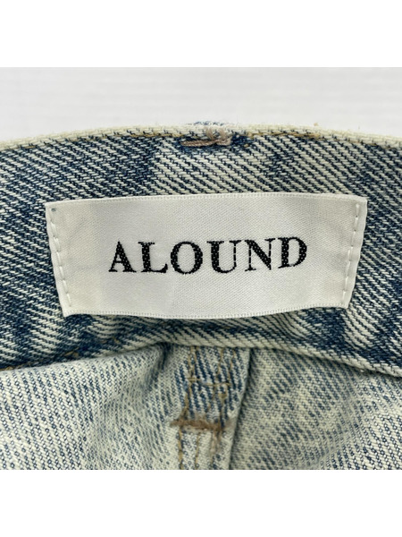 デニム・ジーンズ ALOUND TWOTUCK ZIP DENIM PANTS