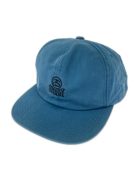 STUSSY キャップ BLU