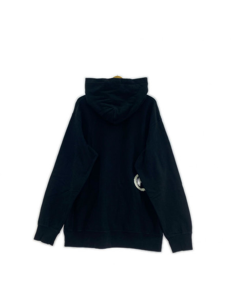 A BATHING APE パーカー ラインストーンパーカー (L) ブラック