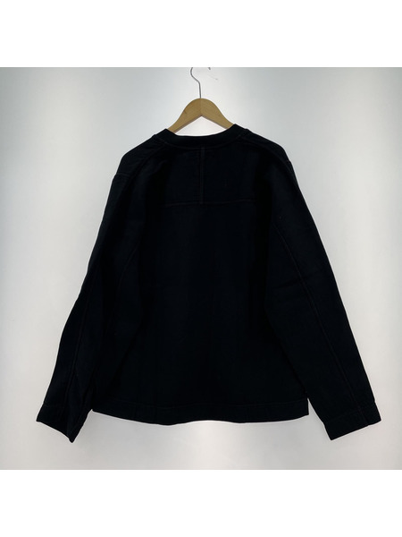 CASEY-CASEY FELIX SWEAT Vネック 長袖Tシャツ・カットソー 黒/S/21HH109
