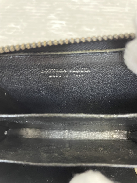 BOTTEGA VENETA イントレチャート コインカードケース ブラック