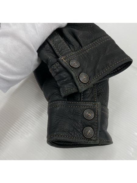 THE FLAT HEAD レザージャケット ディアスキン ウエスタン(40)