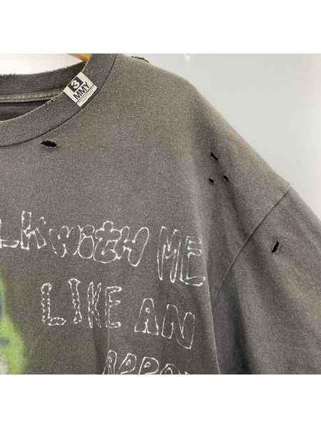 MIHARA YASUHIRO 半袖Tシャツ・カットソー 25SS YASUHIRO DISTRESSED TEE 46