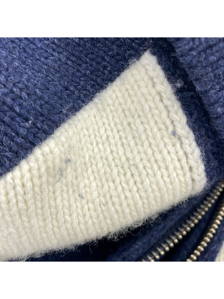 arte Antwerp ブルゾン・ジャンパー AW25-257C/ジップカーディガン/紺白/2XL