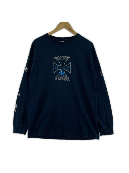 長袖Tシャツ・カットソー 90s WEST COAST CHOPPERS BLUE IRON CROSS