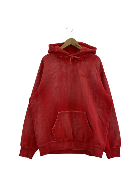 Supreme パーカー Acid Wash Hoodie (L) RED[値下]