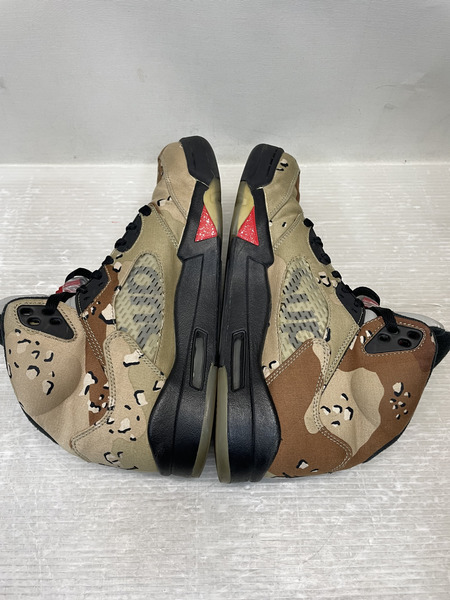 NIKE×Supreme Air Jordan 5 Retro Desert Camo 27.5cm 824371-201