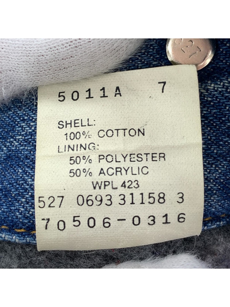 90s Levi's 70506-0316 裏ブランケット デニムジャケット (38) インディゴ[値下]