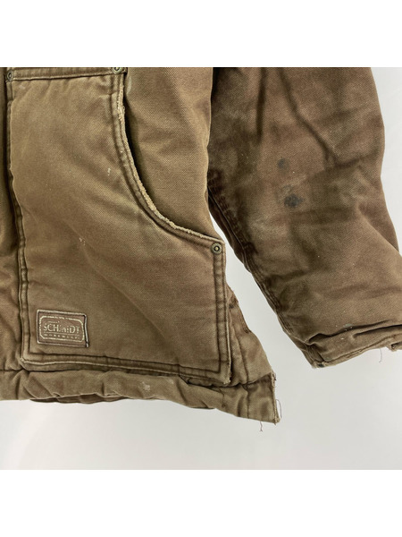 OLD・VINTAGE ジャケット SCHMIDT OLD ダック地 ワークジャケット M BRN
