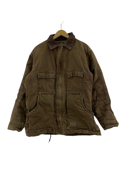 OLD・VINTAGE ジャケット SCHMIDT OLD ダック地 ワークジャケット M BRN