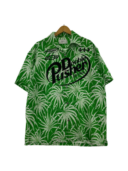 TAIN DOUBLE PUSH 半袖シャツ DOUBLE PUSHER OPEN COLLAR SHIRTS