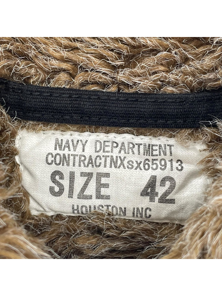 HOUSTON N-1 デッキジャケット 42 ネイビー