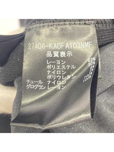 FOXEY ノースリーブワンピース リボンレース 黒[値下]
