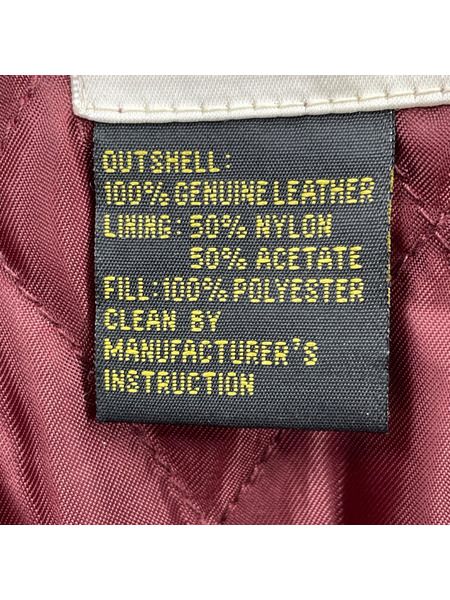 AVIREX ジャケット アーチロゴ/レザースタジャン