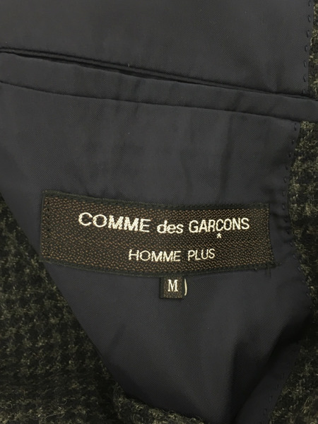 COMME des GARCONS HOMME PLUS ウールチェック2Bジャケット[値下]