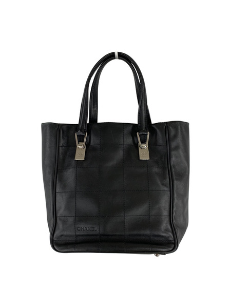 CHANEL/チョコバートート/ラムスキン/BLK CHANEL/チョコバートート/ラムスキン/BLK