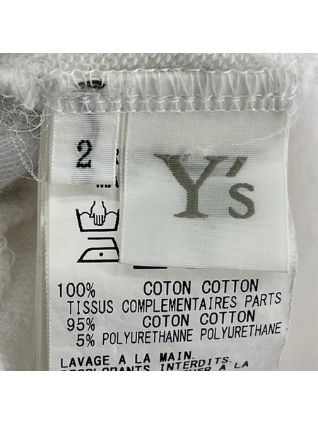 Yohji Yamamoto 半袖Tシャツ・カットソー Y`s S/S Tee WHT (2)