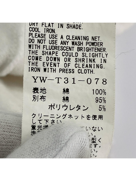 Yohji Yamamoto 半袖Tシャツ・カットソー Y`s S/S Tee WHT (2)