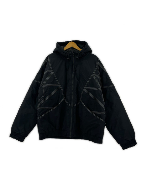 Supreme ジャケット 18AW Zig zag Puffy Jacket 黒 (L)