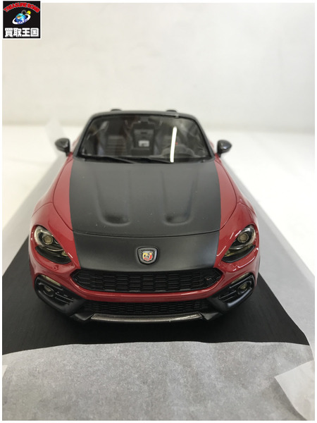 1/18スケールカー アバルト 124 スパイダー ROSSO COSTA BRAVA 1972