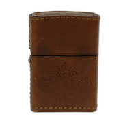 Orobianco ZIPPO レザー 茶