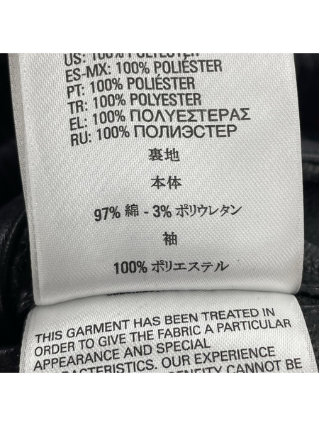 ジャケット ウールスタジャン 黒 L