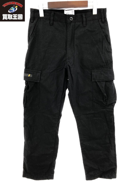 WTAPS JUNGLE STOCK 01 / TROUSERS. Mサイズ 黒ワークパンツ/カーゴパンツ