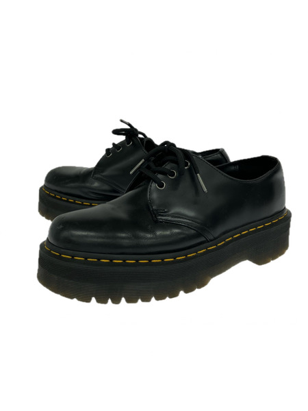 Dr.Martens シューズ 1461 QUAD 3ホール 厚底 27.0cm 黒