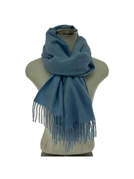 LANVIN en Bleu ソノ他 カシミヤ マフラー 青