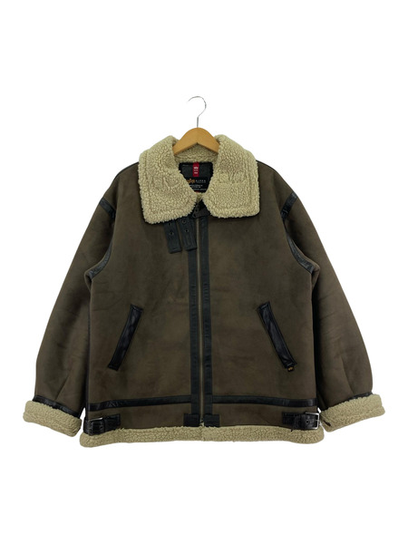 ALPHA ジャケット B-3 フェイクムートンジャケット