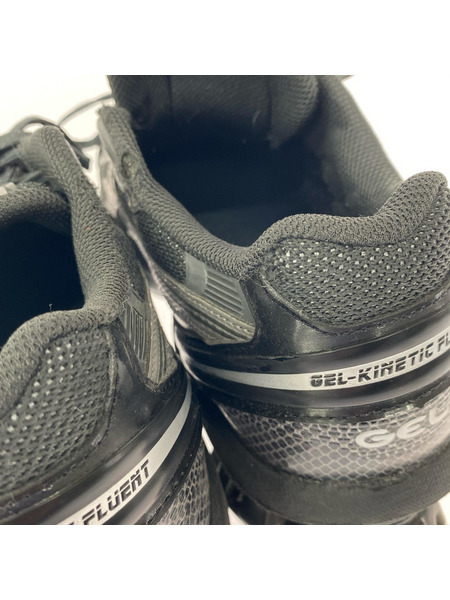 ASICS スニーカー GEL-KINETIC FLUENT/BLK/使用感有