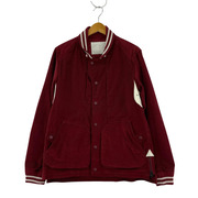 WHITE MOUNTAINEERING ジャケット コーデュロイ切替 ブルゾン レッド