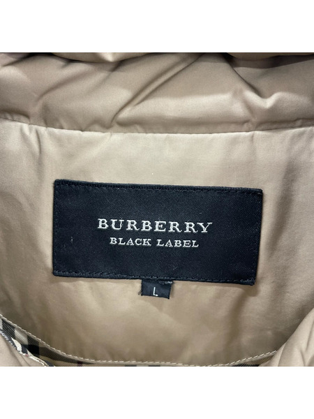 BURBERRY BLACK LABEL ダウンジャケット Nova Check Down Jacket L BRW