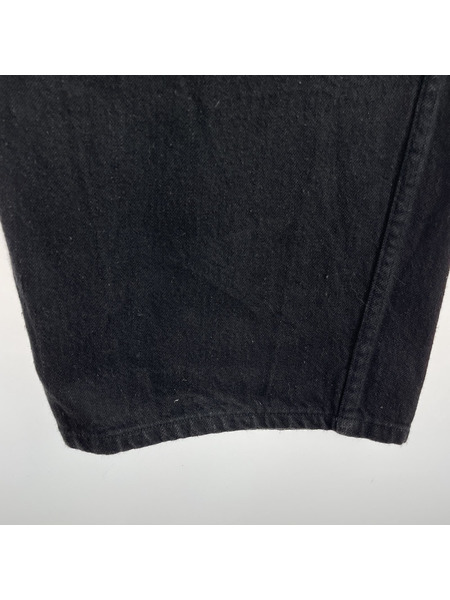 COMOLI 24ss デニムベルテッドパンツ 3 ブラック Z01-03001