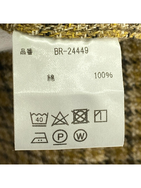BARNS OUTFITTERS 長袖シャツ ワーカーフランネルシャツ (M)