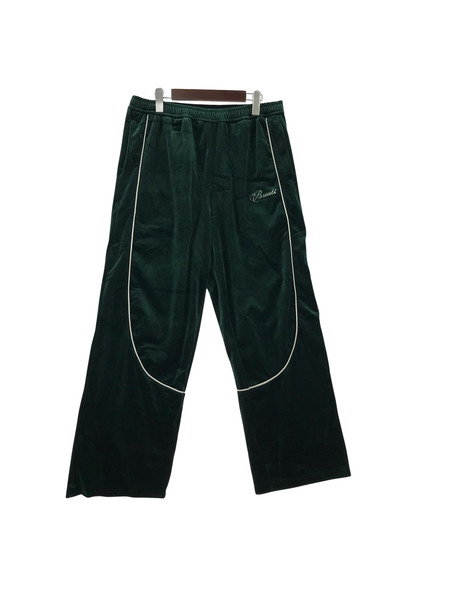 BREATH パンツ SCRIPT LOGO PIPING VELOR TRACK PANTS