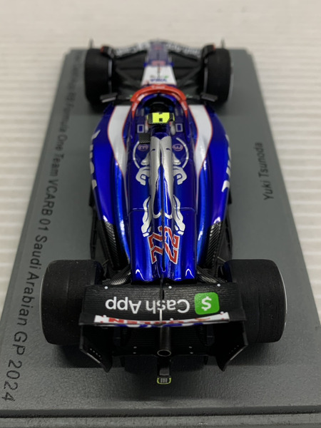 1/43スケールカー spark ビザ サウジアラビアGP 2024 Yuki Tshunoda