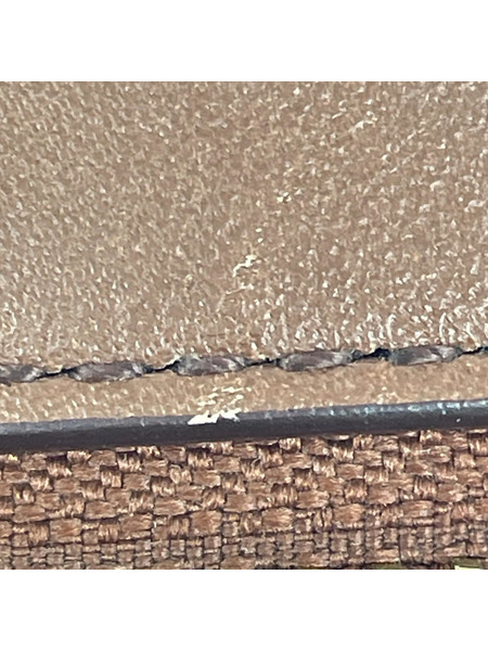 COLE HAAN ショルダーバッグ 編ミ込ミ ショルダーバッグ 茶