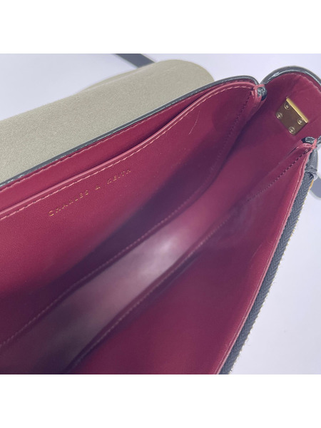 charles&keith ショルダーバッグ チャンキーチェーン リンククロスチェーン