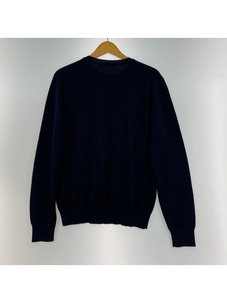 MANRICO CASHMERE カシミヤ100%ニット ネイビー M-SP01