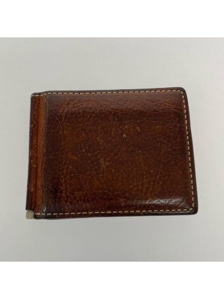 土屋鞄 コンパクトウォレット 二ツ折リ財布 マネークリップ付キ