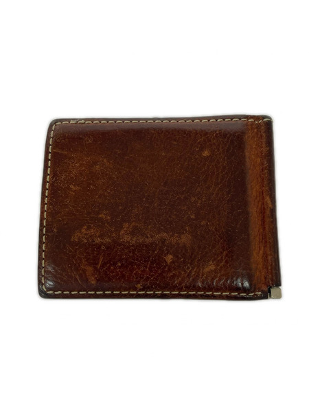 土屋鞄 コンパクトウォレット 二ツ折リ財布 マネークリップ付キ