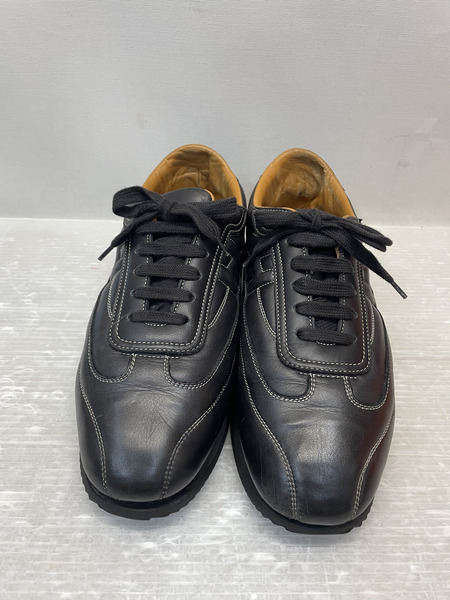 HERMES レザークイックスニーカー 42 1/2 黒