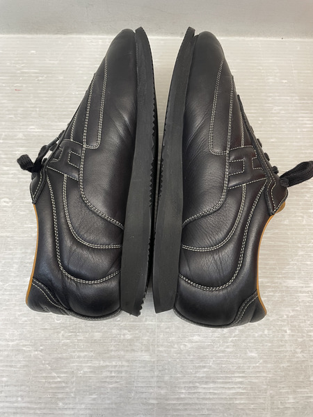 HERMES レザークイックスニーカー 42 1/2 黒