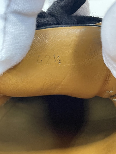 HERMES レザークイックスニーカー 42 1/2 黒