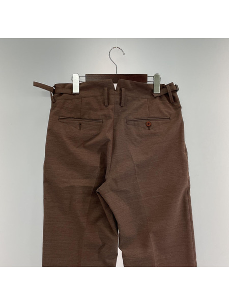 パンツ IRENISA SEMI FLARED PANTS 2 ブラウン