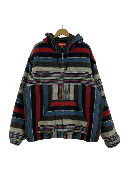 Supreme ブルゾン・ジャンパー 25SS Woven Stripe Hooded Jacket (XL)