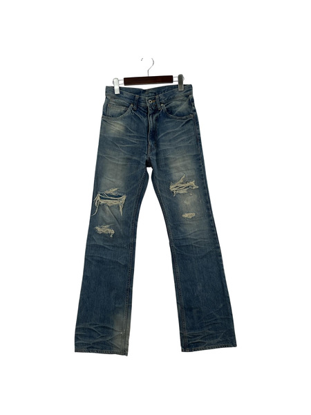 ISAMUKATAYAMA BACKLASH ダメージデニムパンツ XS W28｜商品番号